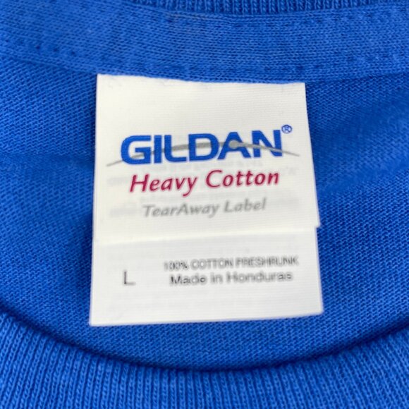 Uncle Sam I Want You 4th of July Men’s T-Shirt Large Blue Gildan Patriotic Tee - Picture 5 of 9